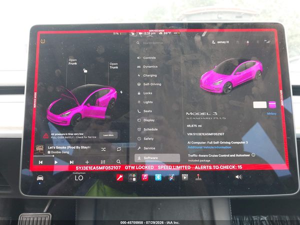 2021 TESLA MODEL 3