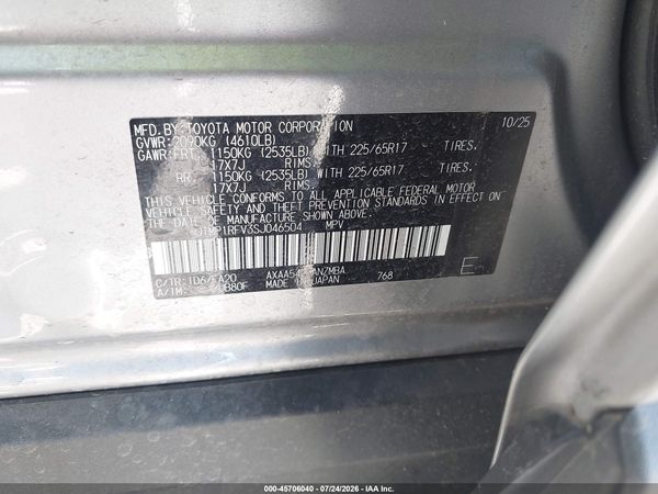 2025 TOYOTA RAV4 XLE