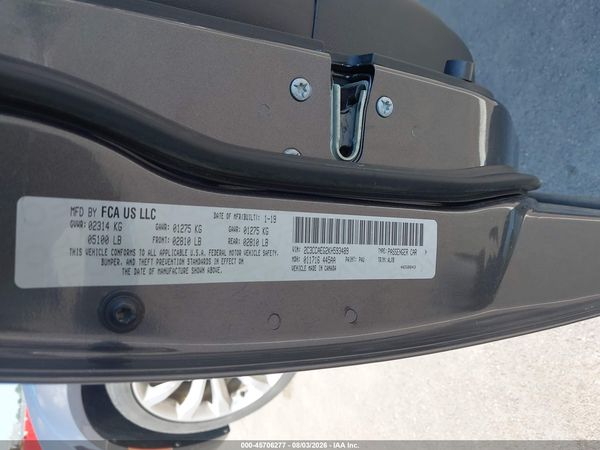 2019 CHRYSLER 300 LIMITED
