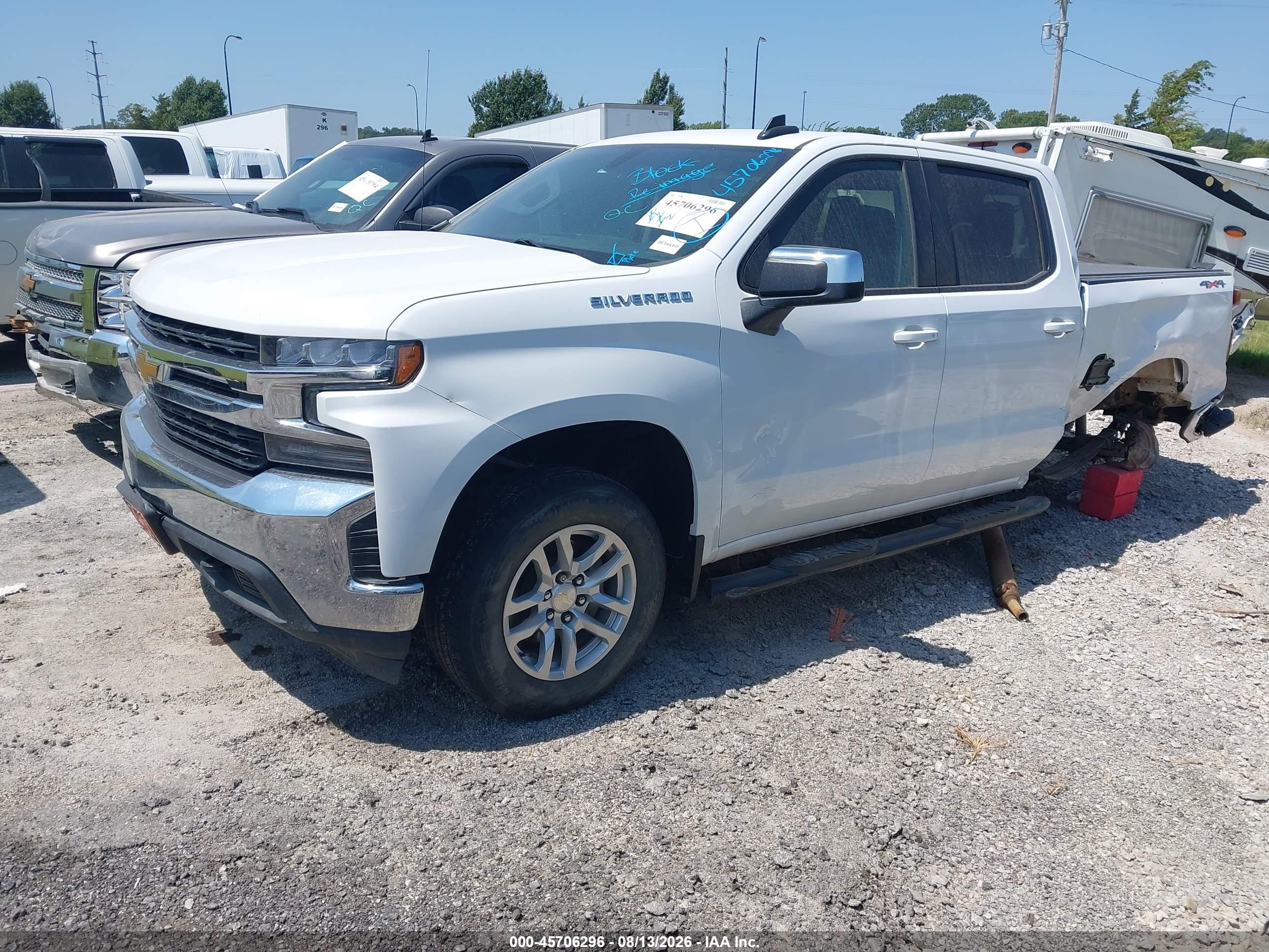 2021 CHEVROLET SILVERADO 1500 4WD  SHORT BED LT — I2