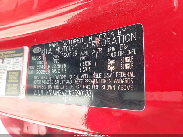 2019 KIA SOUL Base