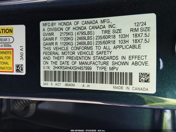 2025 HONDA CR-V EX AWD