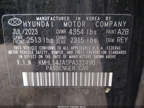 2023 HYUNDAI SONATA SEL