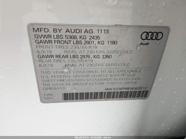 2014 AUDI Q5 2.0T PREMIUM