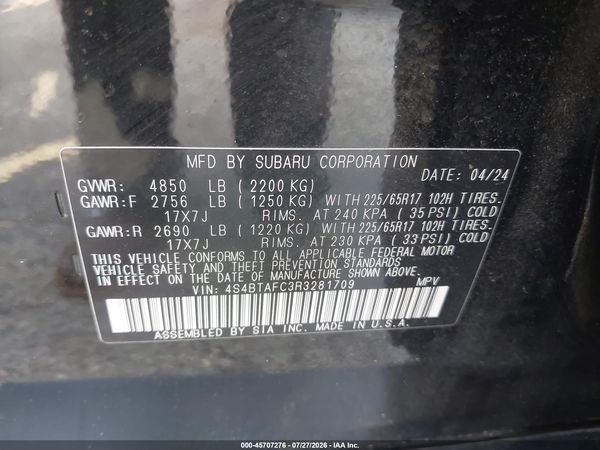 2024 SUBARU OUTBACK PREMIUM