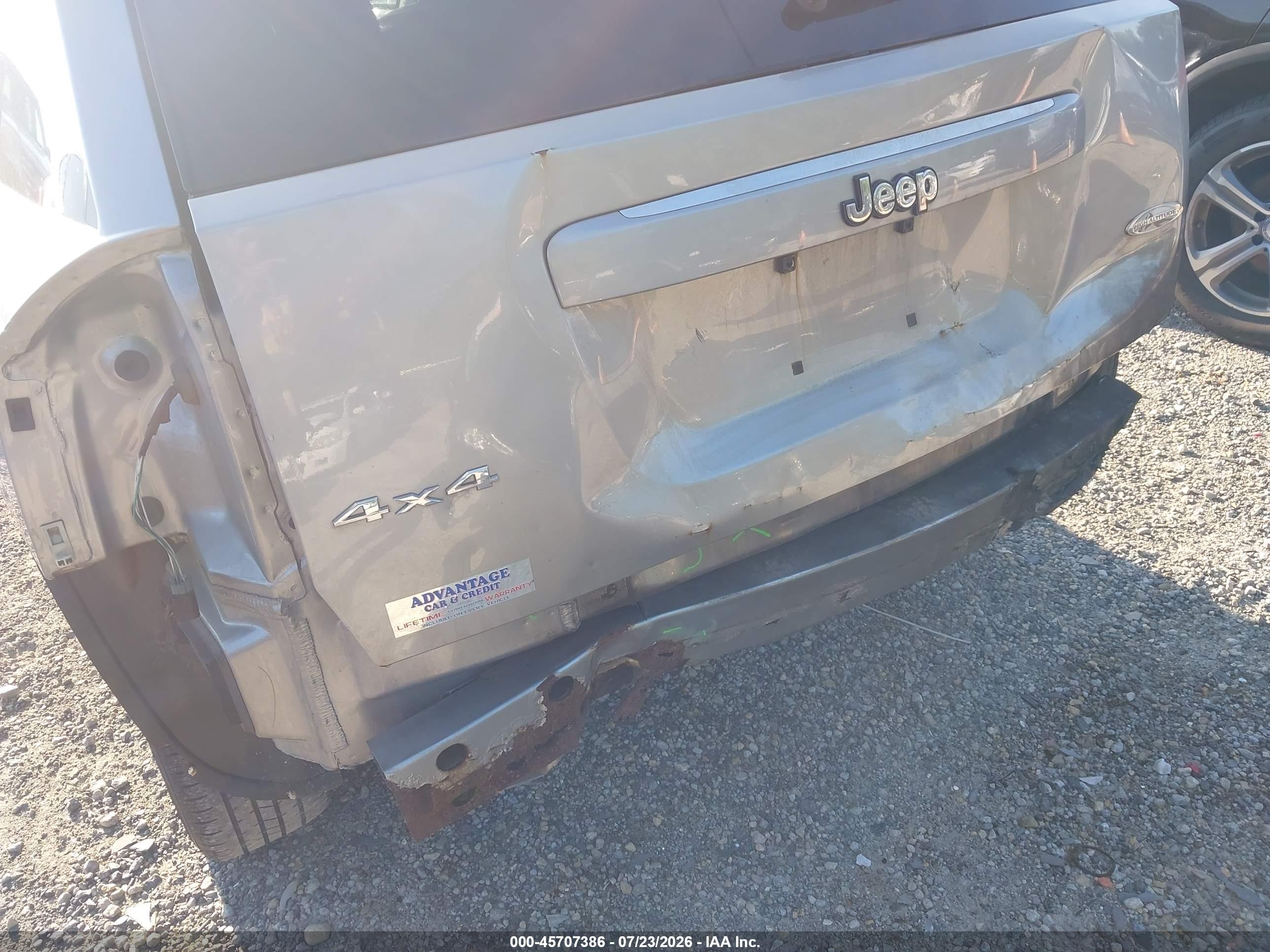 2016 JEEP COMPASS HIGH ALTITUDE EDITION