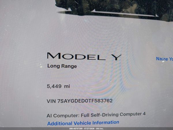 2026 TESLA MODEL Y