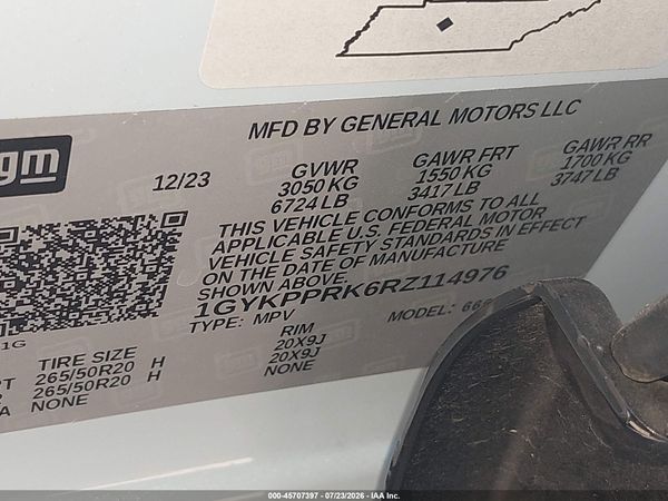 2024 CADILLAC LYRIQ LUXURY W/1SC