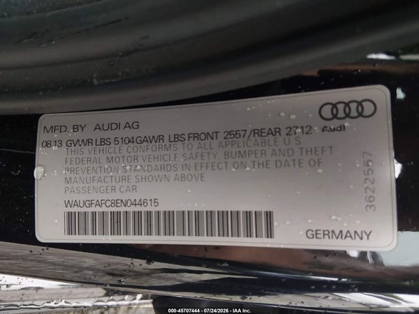 2014 AUDI A6 2.0T PREMIUM