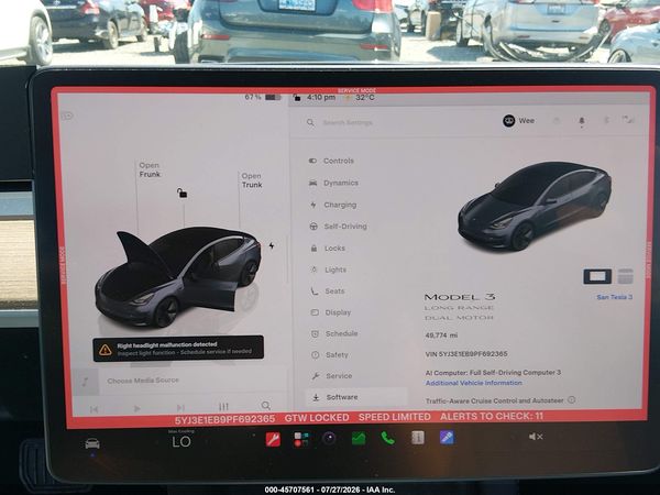 2023 TESLA MODEL 3