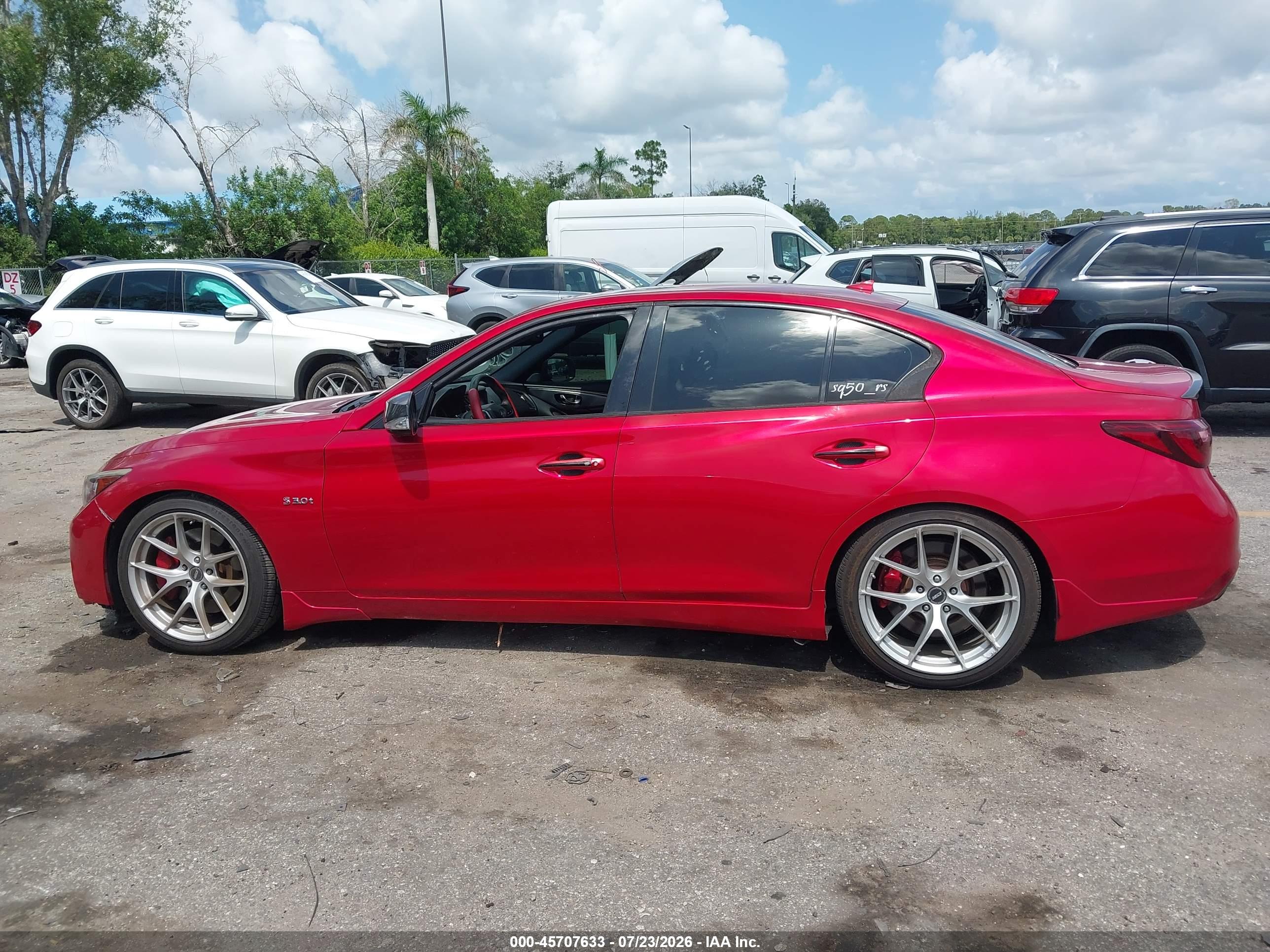 2018 INFINITI Q50 3.0T RED SPORT 400