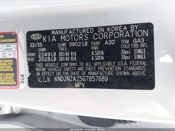2016 KIA SOUL Plus