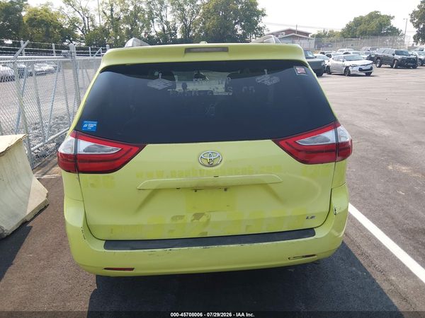 2015 TOYOTA SIENNA LE 8 PASSENGER