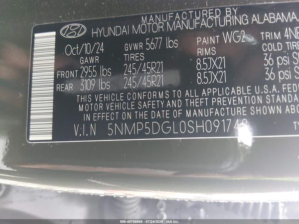 2025 HYUNDAI SANTA FE CALLIGRAPHY