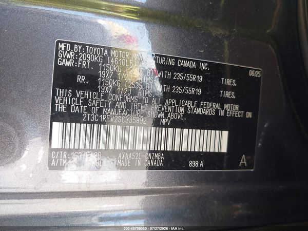 2025 TOYOTA RAV4 XLE PREMIUM