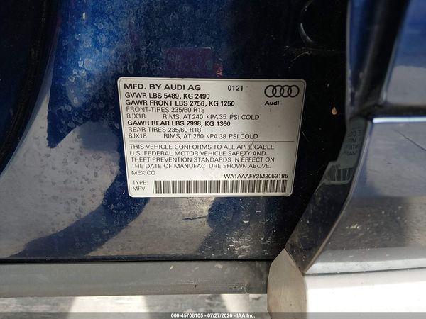 2021 AUDI Q5
