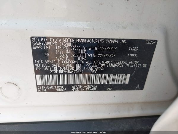 2024 TOYOTA RAV4 LE