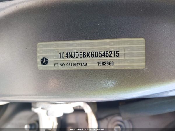 2016 JEEP COMPASS HIGH ALTITUDE EDITION