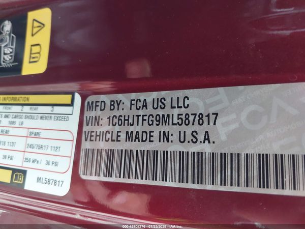 2021 JEEP GLADIATOR OVERLAND 4X4