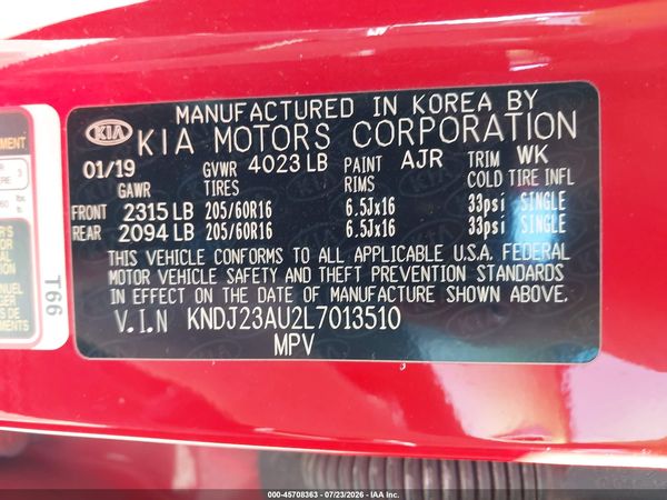 2020 KIA SOUL LX