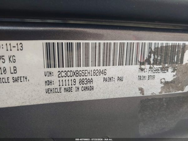 2014 DODGE CHARGER SE
