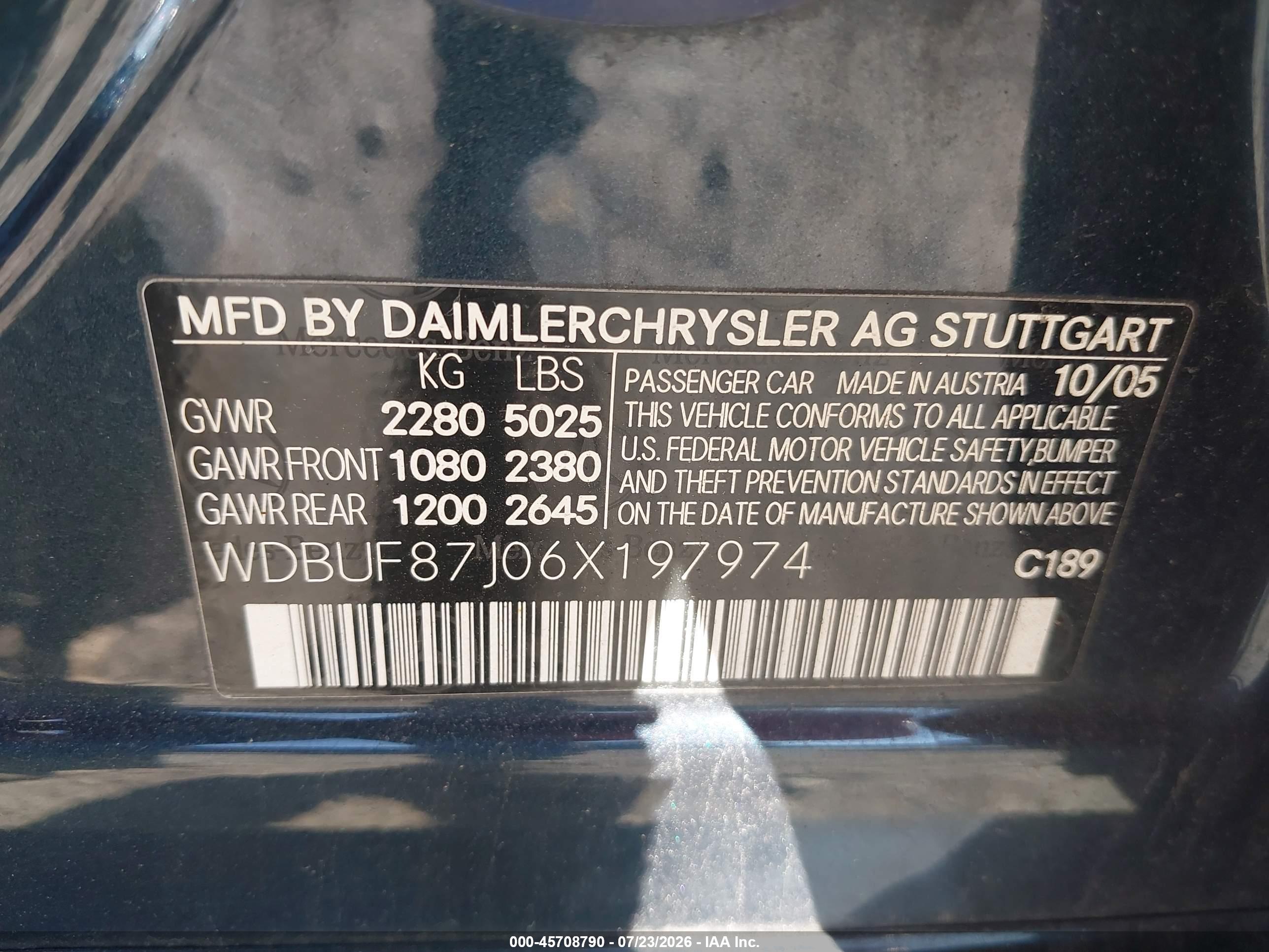 2006 MERCEDES-BENZ E 350 E350 4 MATIC