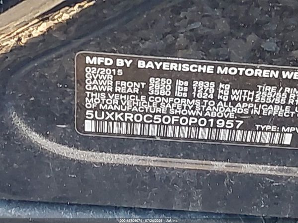 2015 BMW X5 XDRIVE35I