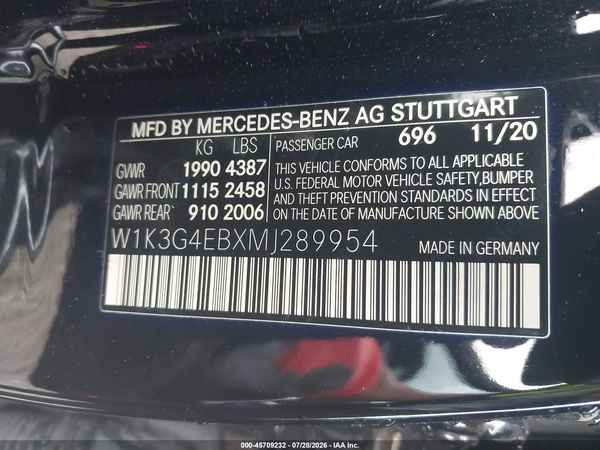 2021 MERCEDES-BENZ A 220 A220