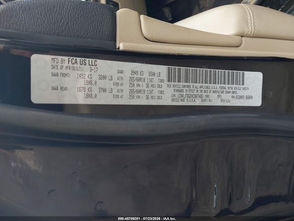 2017 JEEP GRAND CHEROKEE LIMITED