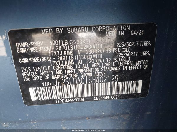 2025 SUBARU FORESTER Base Plus