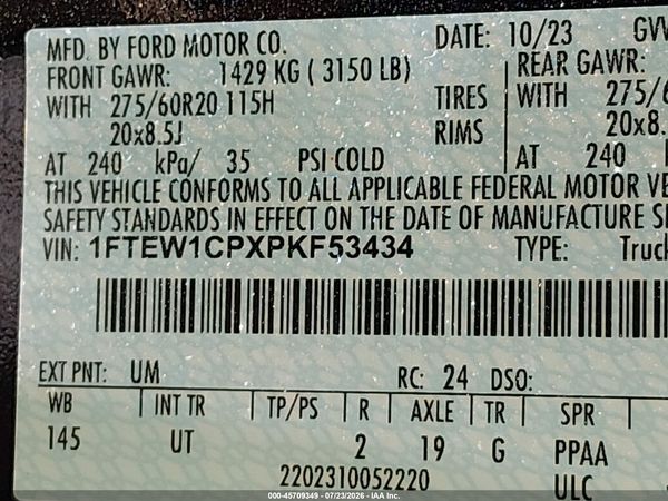 2023 FORD F-150 XLT