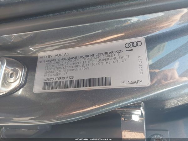 2015 AUDI A3 1.8T PREMIUM
