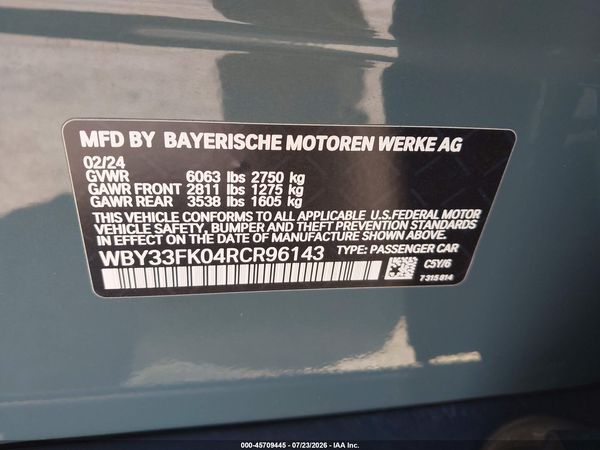 2024 BMW I5 EDRIVE40
