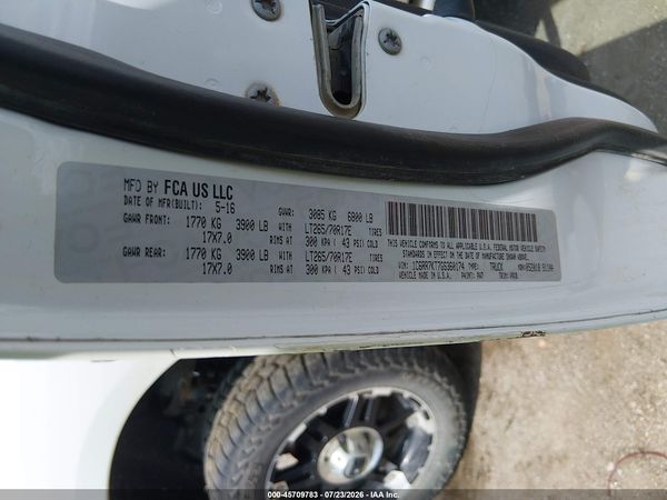 2016 RAM 1500 TRADESMAN