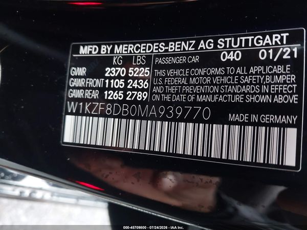 2021 MERCEDES-BENZ E 350 E350 — I9