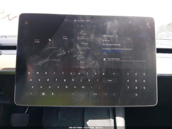 2023 TESLA MODEL 3 REAR-WHEEL DRIVE