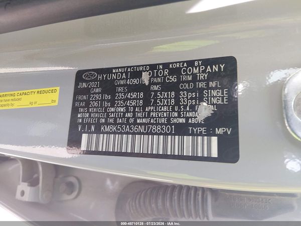 2022 HYUNDAI KONA LIMITED