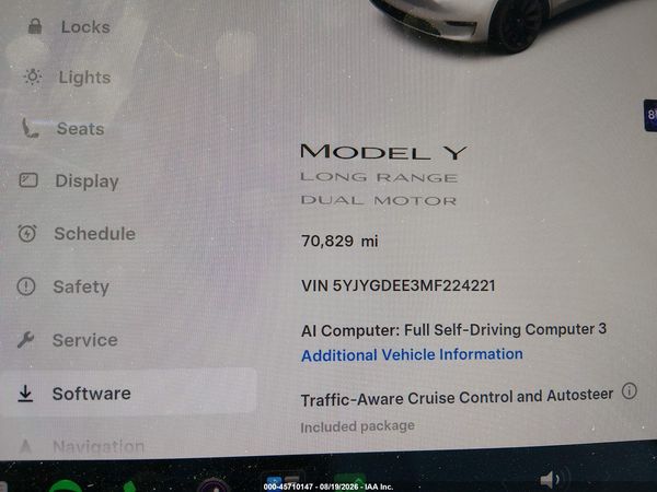 2021 TESLA MODEL Y