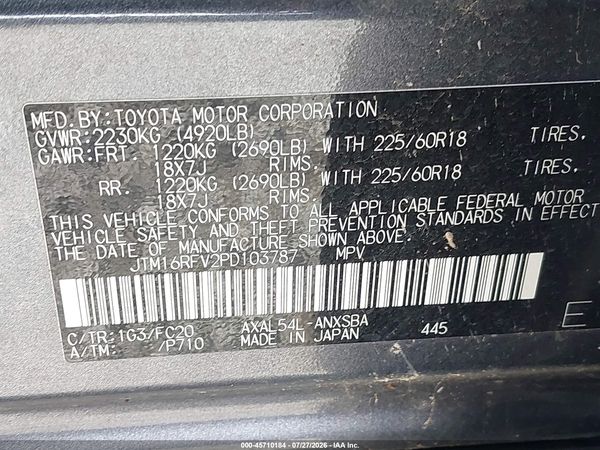2023 TOYOTA RAV4 HYBRID SE