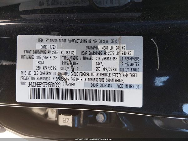 2024 MAZDA CX-30 2.5 S SELECT SPORT