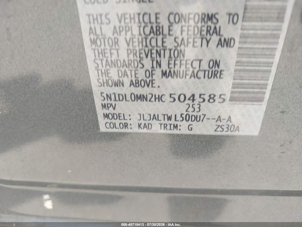 2017 INFINITI QX60