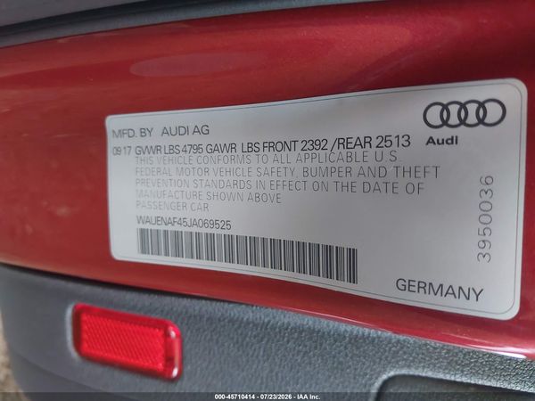 2018 AUDI A4