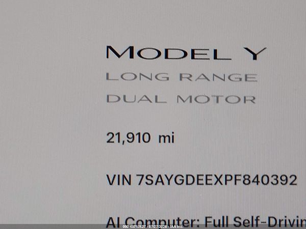 2023 TESLA MODEL Y