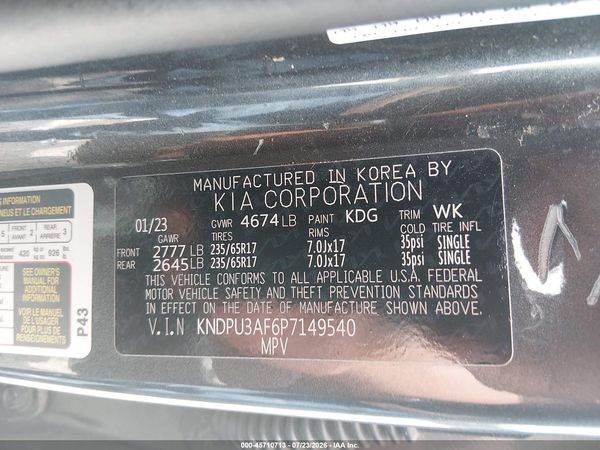 2023 KIA SPORTAGE LX