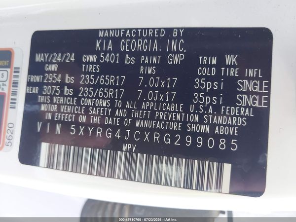 2024 KIA SORENTO LX