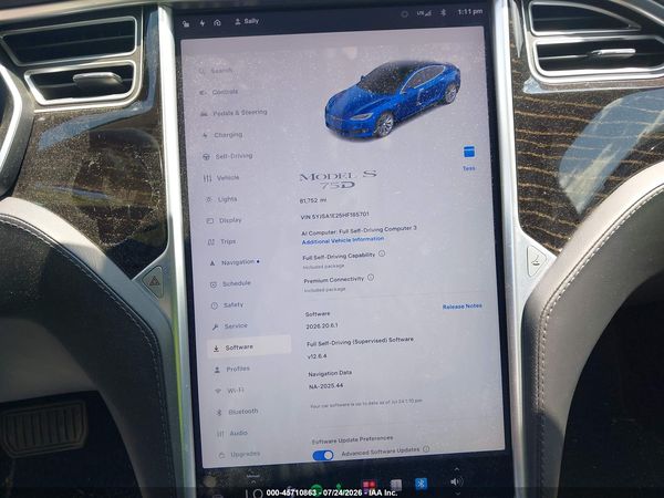 2017 TESLA MODEL S 100D/60D/75D/90D/P100D