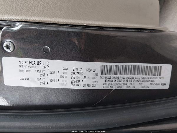 2019 DODGE GRAND CARAVAN SE