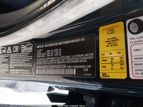 2013 BMW X1 XDRIVE35I