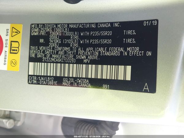 2019 LEXUS RX 350 350 Base/F Sport