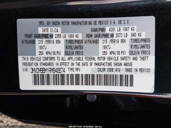 2024 MAZDA CX-30 2.5 S SELECT SPORT